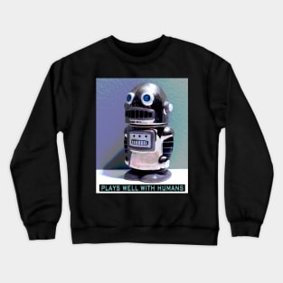 Plays Well with Humans Crewneck Sweatshirt